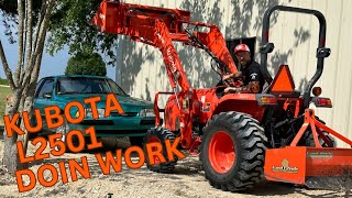 New Kubota Tractor L2501 surpasses expectations [upl. by Adall]