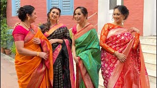 Gorgeous New Saree Collection  Nameg [upl. by Yenroc]