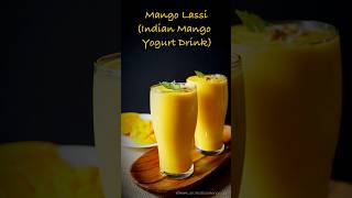 The BEST Mango Lassi Recipe  Indian Street Food [upl. by Ahseekal]