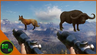 Wild West gun goes boom Short range red fox kill Whitlock Model 86 in theHunter Call of the Wild [upl. by Dviad405]