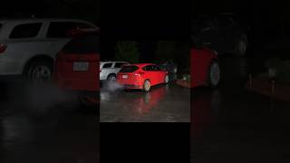 Focus ST catless downpipe awe track exhaust and Pop tune youtubeshorts trending asmr shorts [upl. by Dur]