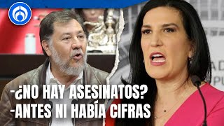 Sin amor y sin amistad Kenia y Noroña se agarran por homicidios con AMLO [upl. by Araek]