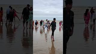 Digha sea beach water waves 🌊⛱️  beautiful weather 🌞🌤️🌈  shortvideo dighaseabeach viralshorts [upl. by Aleafar203]