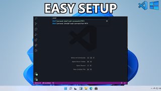 VSCode How To Open Terminal 2023 [upl. by Olnek]