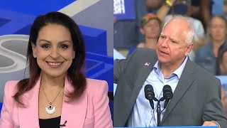 Rita Panahi reacts to Tim Walz accidentally ‘campaigning for Donald Trump’ [upl. by Car]