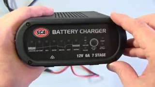 SCA Automatic Car Battery Charger Review 12V 6A [upl. by Haze]