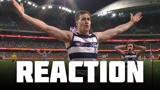 REACTION  Geelong v Port Adelaide  Qualifying Final  AFL 2024 [upl. by Lletram]