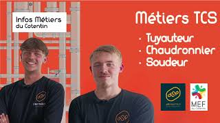 Info Métiers du Cotentin  Les métiers de Tuyauteur Chaudronnier Soudeur Episode 1 Valentin et Swan [upl. by Hanas]