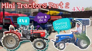 Mini Tractors 4×4 Part 2 ਮਿੰਨੀ Tractor Buy where कहाँ से मिलाकितने का मिला Vlog no118790wale [upl. by Dumah]