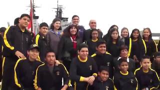 Alumnos del Liceo Naval Clavero visitan la Base Naval [upl. by Konstantine]