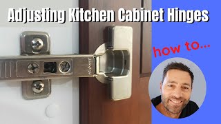 How to adjust kitchen cabinet doors that won’t close [upl. by Ycats]