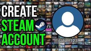 How To Create a Steam Account 2023 [upl. by Pardner]