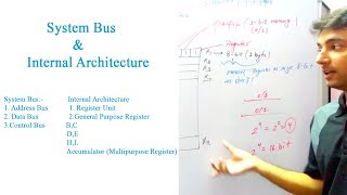 Microprocessor Lecture 2  System Bus Internal Architecture [upl. by Aiepoissac]