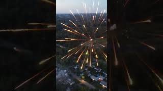 Fourth of July Fireworks fireworks drone [upl. by Acinna]