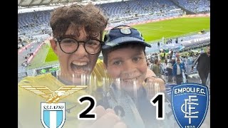 Lazio Empoli 21 react allo stadioFranziscox011 [upl. by Mechling]