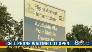 St Pete–Clearwater International Airport opens cell phone waiting lot [upl. by Bobinette482]