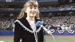 WS1996 Gm6 Skleros performs the national anthem [upl. by Htenay]