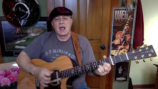 2286  Bull Mountain Bridge  Paul Thorn cover  Vocals  Acoustic guitar amp chords [upl. by Havstad]