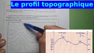 Le profil topographique [upl. by Nwahsav958]