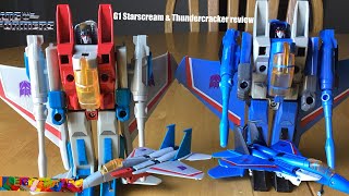 G1 Starscream and Thundercracker review [upl. by Digirb]