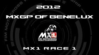 2012 MXGP of Benelux  FULL MX1 Race 1  Motocross [upl. by Boykins]