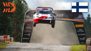 Best of WRC Rally Finland 2022  Crashes Action and Pure Sound [upl. by Gavette]