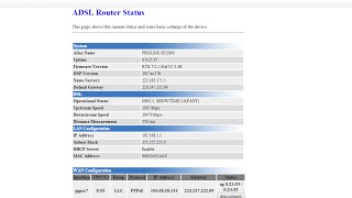 How to get ADSL  ISP password from Prolink modem [upl. by Langan]