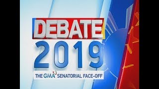 Debate2019 The GMA Senatorial FaceOff [upl. by Abehsile174]