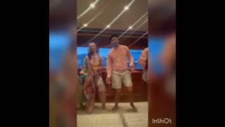 Trevor Noah amp Girlfriend Minka Kelly do the Nkao Tempela Dance challenge in South Africa 😂🔥 [upl. by Araec]