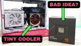 AMD Ryzen 9 7950X ECO MODE VS TINY COOLER [upl. by Yt]