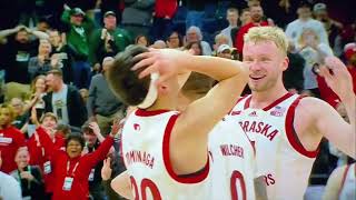 Keisei Tominaga ridiculous step back buzzer beater Three Nebraska Husker Men’s Basketball 31524 [upl. by Caraviello]