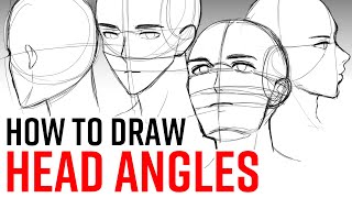 How to Draw 34 Face LOOMIS Method  Cintiq 16 [upl. by Nafets820]