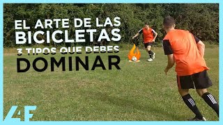 ¡DOMINA los 3 TIPOS de BICICLETA en 4 minutos ⌛ CÓMO SE HACE una BICICLETA en FÚTBOL TUTORIAL ⚽ [upl. by Darryn399]