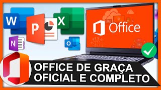 Microsoft Office 365 Grátis Word PowerPoint e Excel  Oficial e Completo [upl. by Bello]