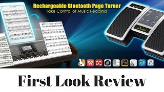 Bluetooth Page Turner Pedal for Tablets iPhone Mac PC by Donner Review [upl. by Stillman]