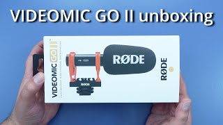 RODE VIDEOMIC GO II Unboxing and close look [upl. by Nonnel854]