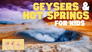 Geysers and hot springs  Geography UPSC [upl. by Samala]