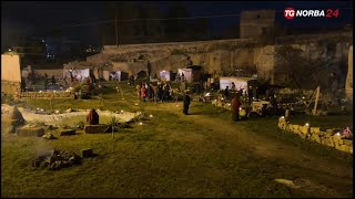 Canosa di Puglia il presepe vivente nellarea archeologica di Costantinopoli [upl. by Eelinnej]