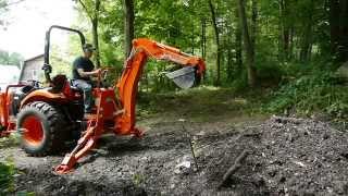 Kioti Tractor Backhoe Review [upl. by Adan]