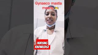 Gynaecomastia means 🧑‍🍳💉🏥 manu neet hospitaktrending ytshortshealthproblemviralvediomale🤔 [upl. by Etnuhs]