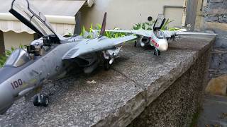 F14 TOMCAT 132 TrumpeterTamiya [upl. by Joby548]