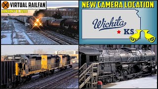 quotWICHITA KANSASquot  A NEW VIRTUAL RAILFAN CAMERA LOCATION 172022 [upl. by Annoda]