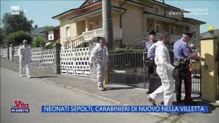 Neonati sepolti i Ris nella villa degli orrori  La Vita in diretta 17092024 [upl. by Simetra]