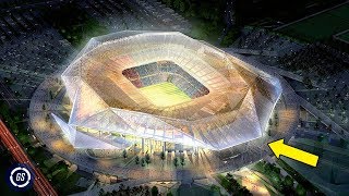 8 Increíbles Estadios del Mundial QATAR 2022  Construcciones Asombrosas [upl. by Neehcas]