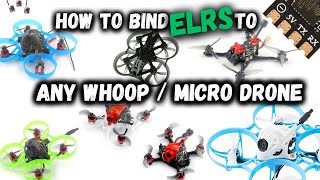 How To Bind Any amp ALL Whoop amp Micro Drones To ELRS  Your Complete SetUp Guide  ExpressLRS [upl. by Bilbe]