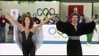 HD Marina Klimova and Sergei Ponomarenko  1992 Albertville Olympic  Free Dance [upl. by Xenia]