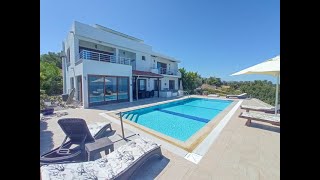 North Cyprus PropertiesNord ZypernСеверный Кипр  4 bedroom resale villa in Karagaac  pool  view [upl. by Ssor]