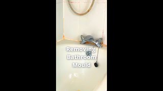 How To Remove Bathroom Mould  Quick amp Easy HomeKeepingChannel [upl. by Yzus]