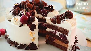 Amazing Black Forest Cake Recipe 🍒 [upl. by Salisbury]