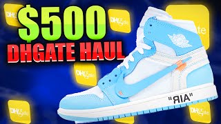 500 DHGATE Sneaker Haul 10KG DHGATE HAUL 2024 DHGATE HAUL [upl. by Bradan]